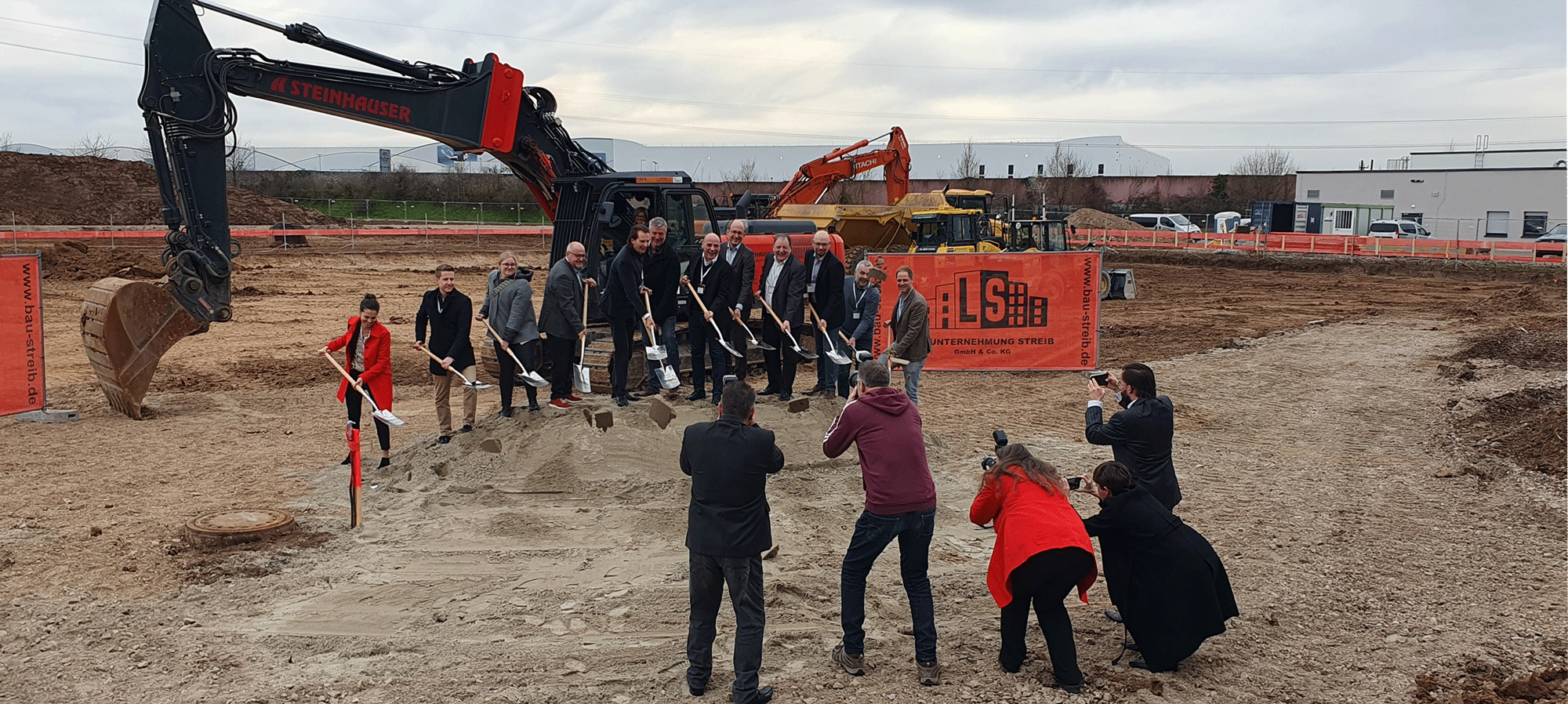 Kultur- und Sportzentrums in Plankstadt, Spatenstich
